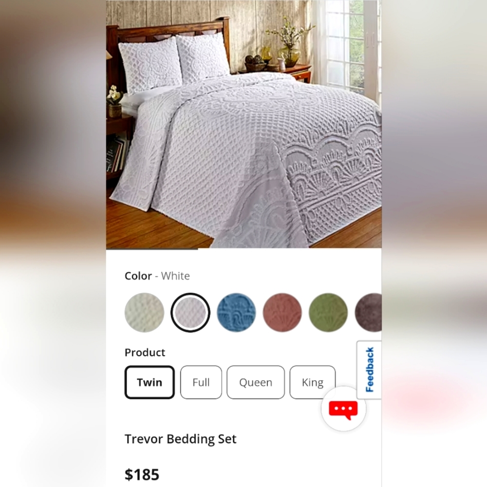 Trevor bedding set